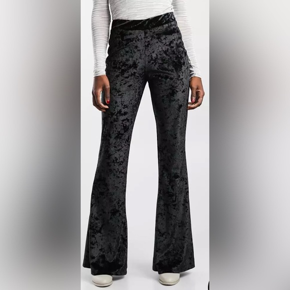 Willow & Root Pants - Willow & Root Velvet Flare Pant